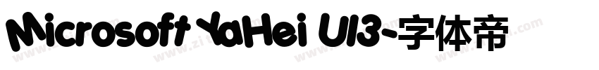 Microsoft YaHei UI3字体转换